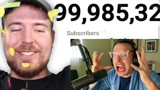 MrBeast Hater reacts to 100M Subs!!! | LIVE REACTION