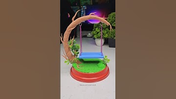 Krishna ji swing making with clay 🦚 Krishna ji swing making 🙏🏻 Jai Shree Krishna #shorts #short