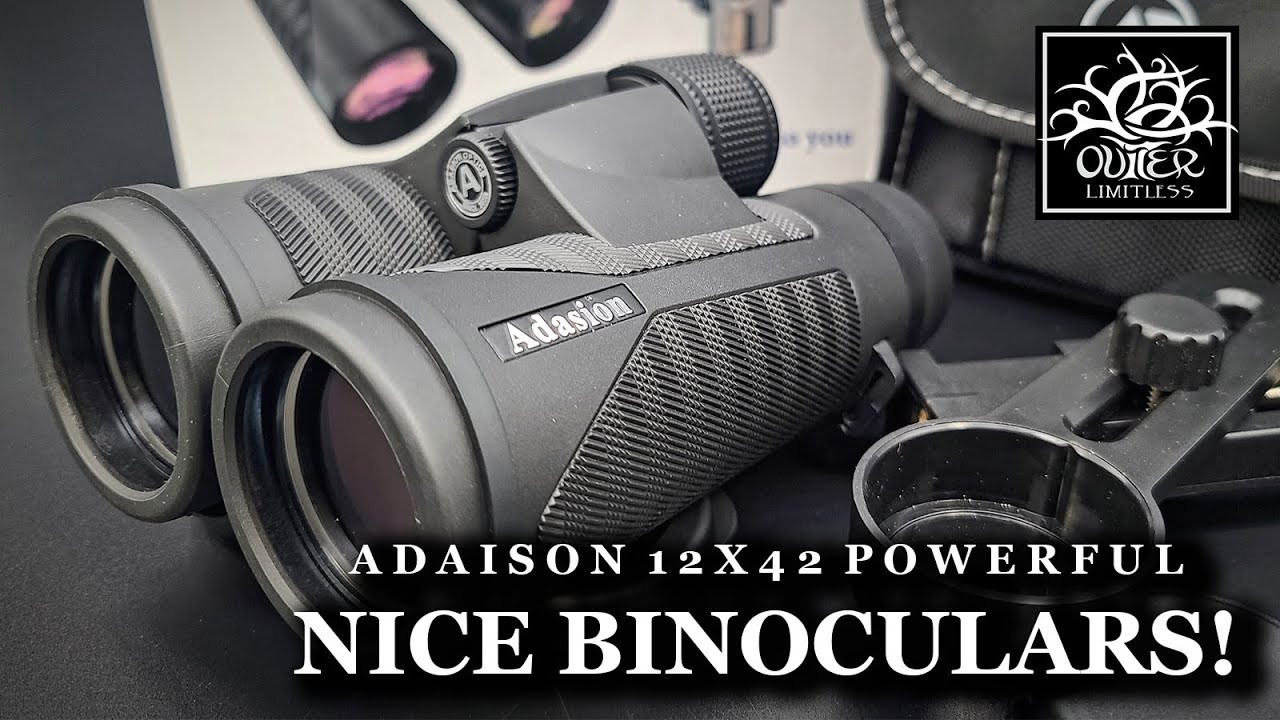 12X42 Powerful Binoculars for Adults and Kids-OVIFM Night Vision Binoculars with 