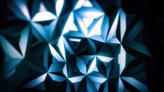 Blue Polygons Cutout Backdrop Stock Motion Graphics