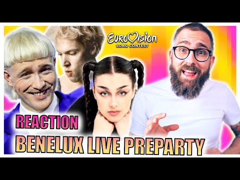 REACTION to Joost Klein, Mustii and Tali from Eurovision in Concert pre-party in Amsterdam!