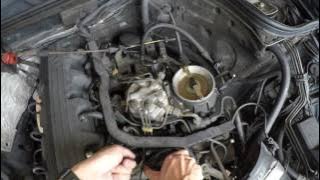 Mercedes-Benz 260E W124 M103 Idle Stalling Problem - Idle Air Control Valve Cleaning