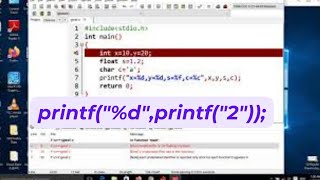 about printf() part 1,printf() compitition program,printf() c programming