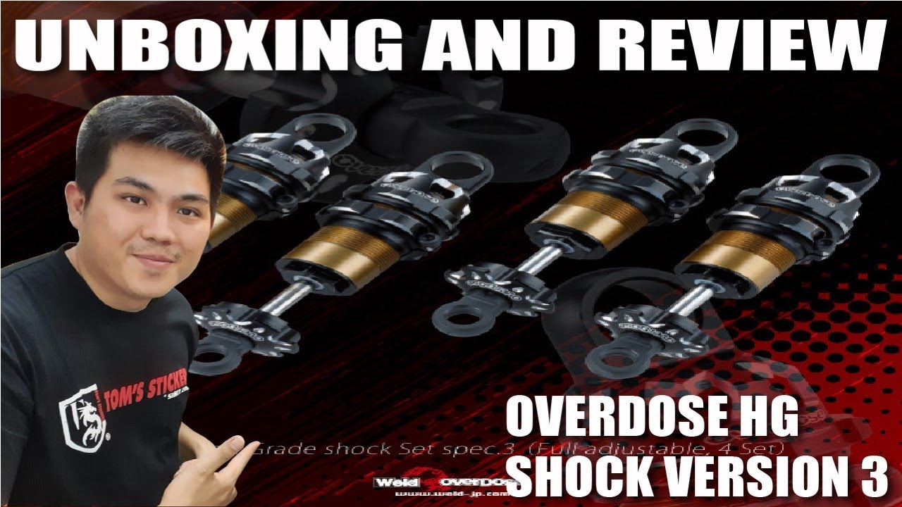 RC Drift | Overdose HG Shock Version 3 Dampers | Unboxing | Review | VLOG  #074