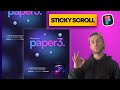 Comment raliser un sticky scroll sur figma en moins de 5 minutes  tutoriel facile