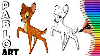 How to draw Bambi from Disney's | Learn to Draw  step by step