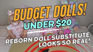 🤩 WOW! 🎁 Double Box Opening! Budget Dolls Under $20! The Reborn Doll Alternative ❤️