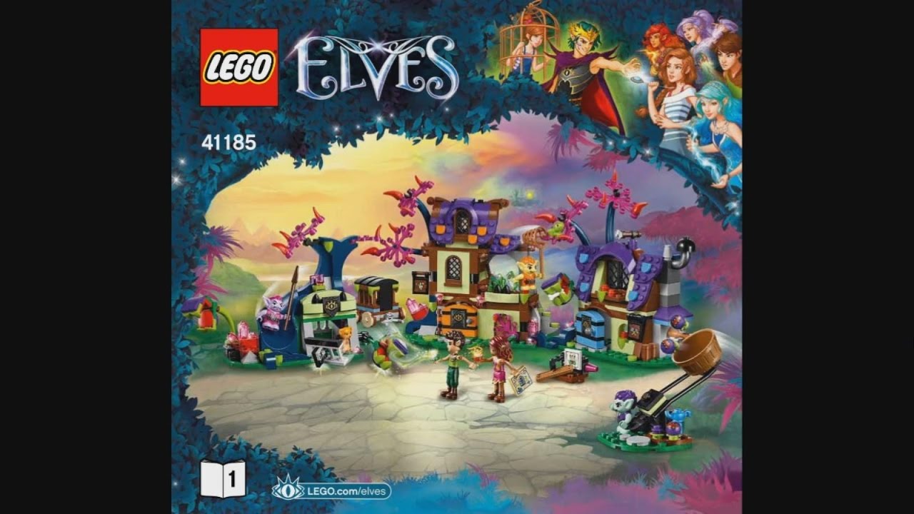 LEGO Elves 41185 Magic Rescue from the Goblin Village - instruction timelapse
