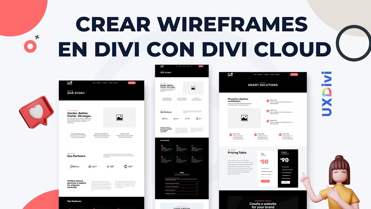 🔥 TUTORIAL DIVI: Como crear WIREFRAMES EN DIVI de forma rápida usando DIVI CLOUD ✅