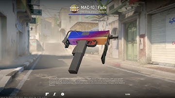 Mac10 Fade CS2 Skin Inspect