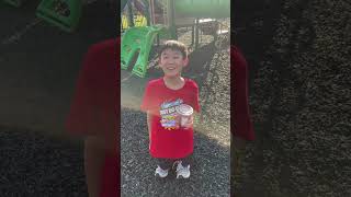 Kid wants to give away cookies. #cookies #attack #funny
