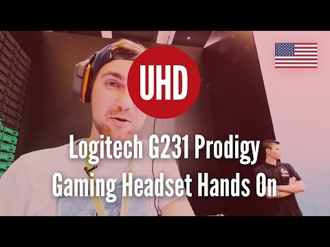 Logitech G231 Prodigy Gaming Headset Hands On [4K UHD]