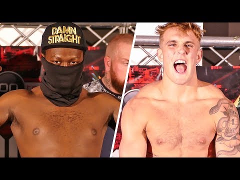Deji vs Jake Paul KEPT APART | OFFICIAL WEIGH IN | Boxing