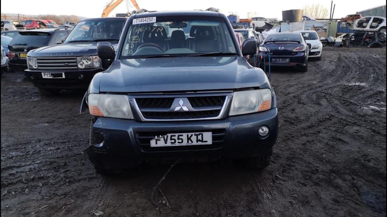 В полный разбор Mitsubishi Pajero VIN JMALNV78W6J000180 m49 - YouTube