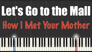Let's Go to the Mall - Robin Sparkles - Piano Tutorial