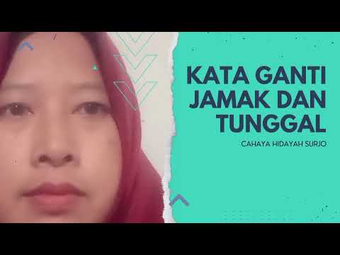 Video: Apa kata ganti tunggal?