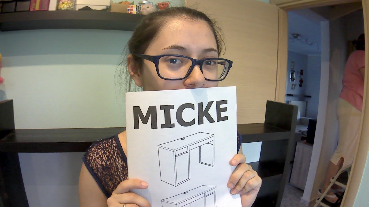 Ikea Micke Desk Assembly By Eva Youtube