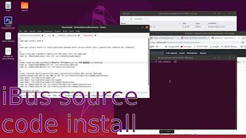 iBus input method source code install