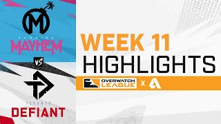 Florida Mayhem VS Toronto Defiant - Overwatch League 2021 Highlights | Week 11 Day 2