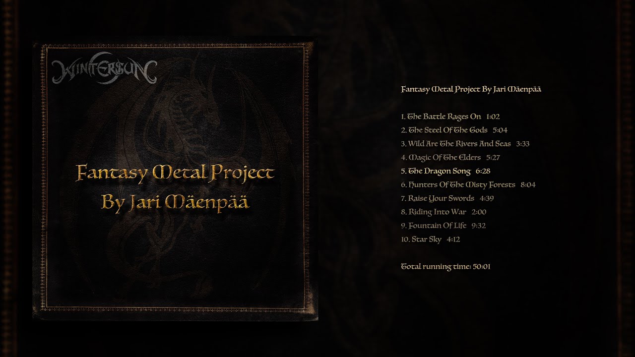 Wintersun - The Dragon Song (Fantasy Metal Project By Jari Mäenpää)