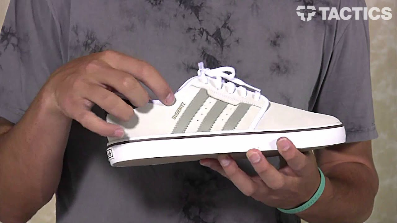elección lila permanecer Adidas Seeley Pro Busenitz Skate Shoes Review - Tactics.com - YouTube