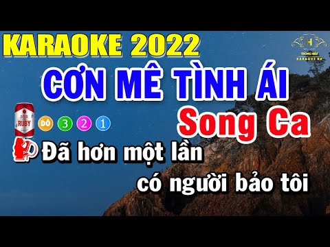 Cơn Mê Tình Ái Karaoke Song Ca | Trọng Hiếu