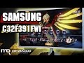 Samsung C32F391FWI обзор монитора. изогнутый без мерцания