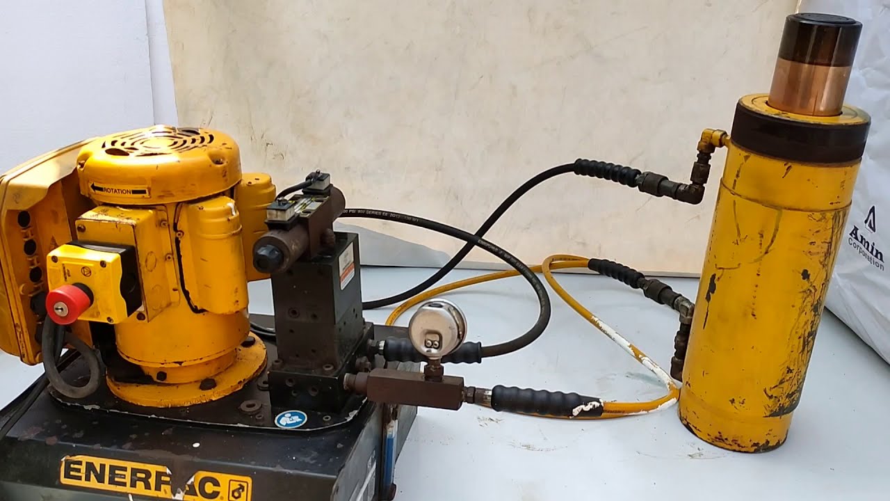 Enerpac R10013 Doubleacting Hydraulic Cylinder, 100 Ton capacity, 13.