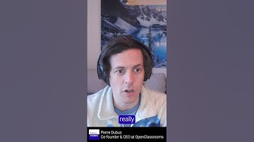 Pierre Dubuc,  Co-founder and CEO of OpenClassrooms