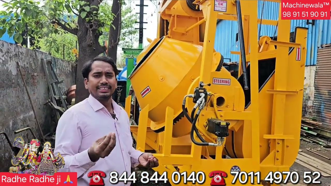 construction lift Machine | Two leg Power Steering Type | For Building Construction