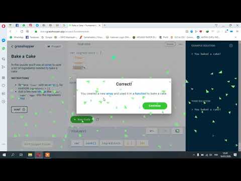 Tugas 4 Belajar Coding Berbasis Java Script dengan Grasshopper 3 dalam Mebuat Array