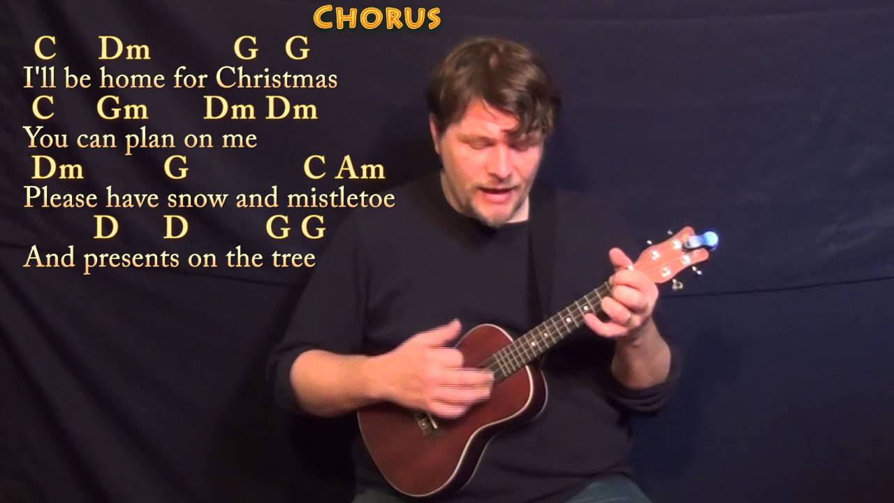 I'll Be Home Christmas - Cover Lesson C with Chords/Lyrics - YouTube