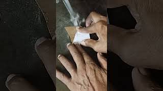 246. 2nd Swan - Cutting the outer profile - smooth blade used - medium machine speed .......
