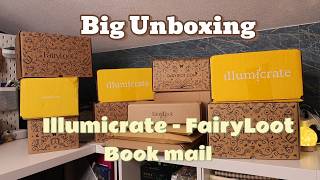 Book Box Unbox #9 - Unboxing Illumicrate and FairyLoot  Loot Box! (May 2025 - September 2025) +Bonus