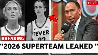 Stephen A  Smith BREAKS SILENCE on WILD Caitlin Clark & Sophie Cunningham Superteam Rumor!