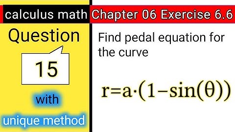 BscCalculus math|Exercise 6.6|Question 15