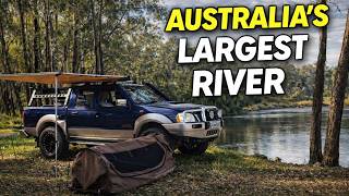 6 Days camping next to Australia's largest river! (campfire cooking, trail camera, fishing &amp; more!)