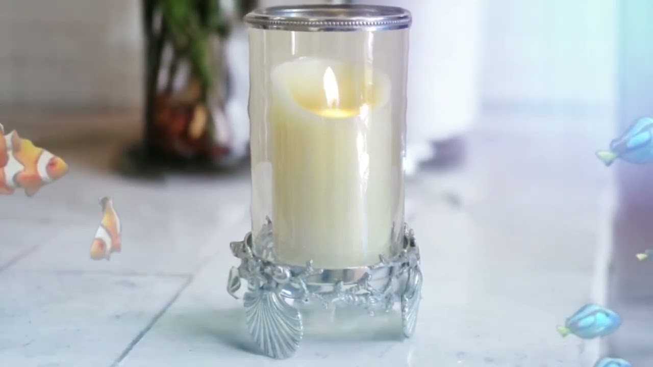 キャンドルホルダー ハリケーン シェル Candleholder Shell | Atelie