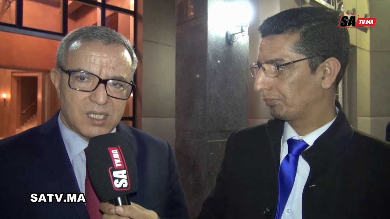 بالفيديو  أوجار و فارس وعبد النبوي يشرفون على توزيع حواسيب على الملحقين القضائيين الفوج 43