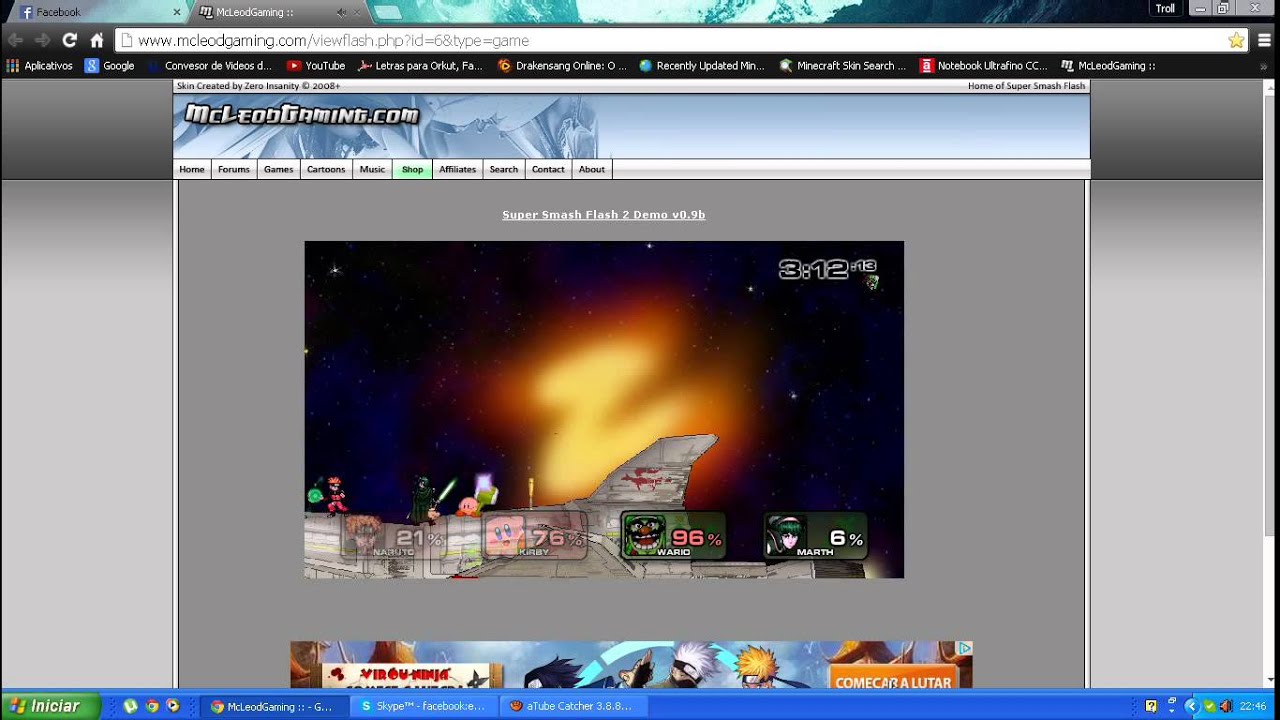 Jogandi Super Smash Flash 2 0.9 V b ! (editado) YouTube