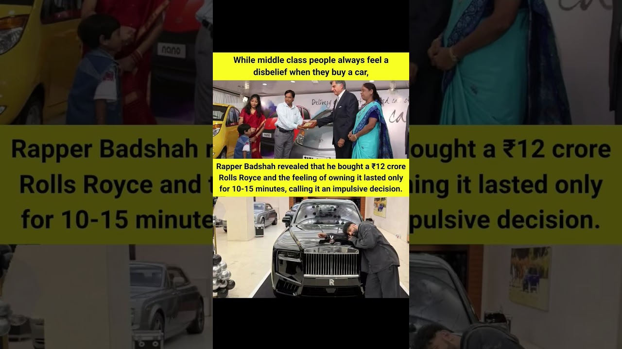 While middle class people always feel a disbelief when they buy a car,Deliveryed