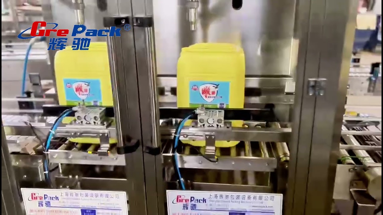 Automatic 2 nozzle big bucket oil weighing filling machine capping machine filling line