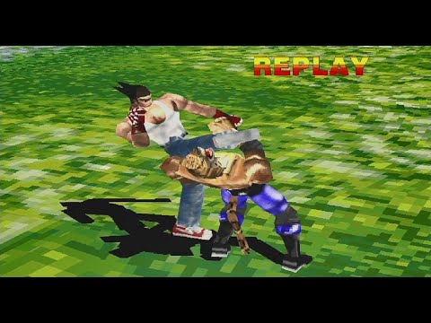 Tekken 1 - Kazuya Arcade Mode (PS1)