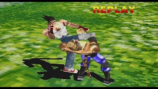 Tekken 1 - Kazuya Arcade Mode (PS1)