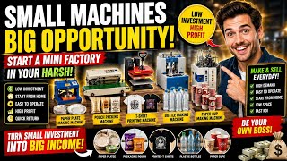 🔥 10 Small Machines That Can Turn Your Garage Into a Mini Factory 💰
