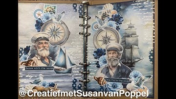 Collage Art Zomerchallenge bij Hobbyvision; Opdracht 4 (26-7-25)