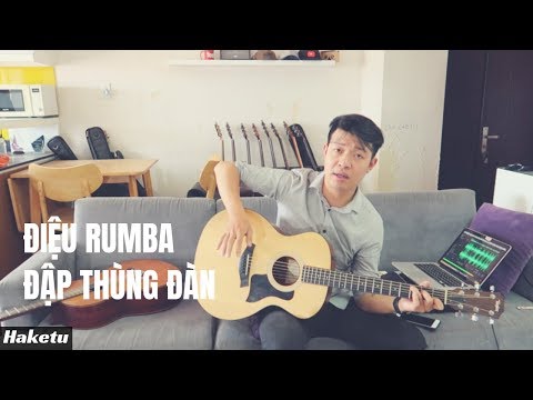 Video Điệu rumba (guitar) đập thùng đàn & áp dụng với Tình... - youtube