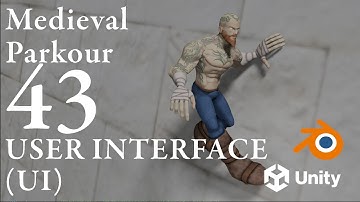 Medieval Parkour - Game Development - 43 - UI - Menu - Quit - Died - Health Bar - Unity