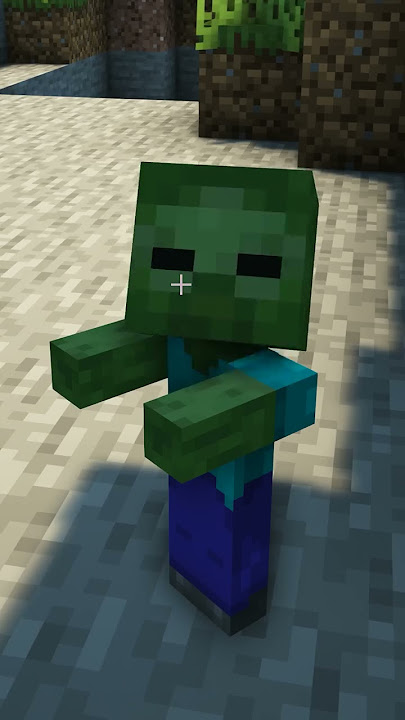 Minecraft Going Undercover as a Zombie #shorts