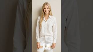 Fashion I Weiße Und Weiße Ripped